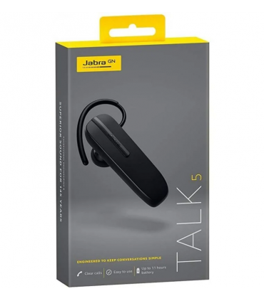 Auricular Bluetooth para Smartphone Jabra Talk 5/ Negro